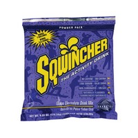 Sqwincher Corporation 016006-GR Sqwincher 9.53 Ounce Instant Powder Pack Grape Electrolyte Drink - Yields 1 Gallon (20 Packets P